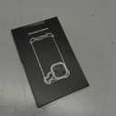 Frameless Series Designed for iPhone 15 Pro Max Case,Borderless Minimalist Design Compatible with Lens Camera Protection,Extremely Highlighting Personality,Titanium Grey