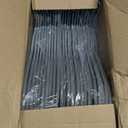 Plastic Hangers 50 Pack, 16.5 in Heavy Duty Clothes Hangers with 360 Swivel Hook, Non-Slip Bar & 0.2" Ultra-Slim Space-Saving Organizers for Coats, Pants, Suits, Shirts, Light and Dark Gray