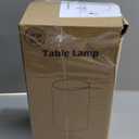 Unicozin 17Inch Table Lamp, 3 CCT 3000K/4500K/6500K & RGB Color Changing, Stepless Dimmable Bedside Lamp for Reading, Ambience Nightstand Light for Home Decor Party, Beige Shade