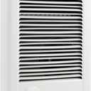 Electric Wall Heater CSC151TW Complete Unit, Wall Mounted Electric Heater for Indoor Use, 1500 Watt, 5120 BTU, 120 Volt, White, with Adjustable Thermostat, Fast Heating