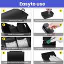 12 Pack KeyRequired Rat Bait Stations & Mouse Bait Stations 6 Large & 6 Compact, Lockable WeatherResistant Plastic for Indoor & Outdoor Pets Safe