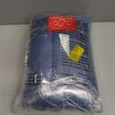 KROSER Fancy Crate Pad Bed Mat Reversible (Cool & Warm), Machine Washable, Dogs, Grey, Navy, Star Pattern, Small