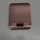 Mik-Nana Food Scale Pink, 10kg/ 22lb Digital Kitchen Scale Weight Grams and Oz for Baking and Cooking, 1g/ 0.1oz Precise Graduation, Easy Clean Stainless Steel