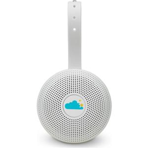 Yogasleep Hushh+ Portable White Noise Machine for Baby, 20 Soothing Natural Sounds, Amber Night Light, Wireless Charging & Speaker, Compact Size, Noise Canceling for Better Sleep & Nursery Must Have