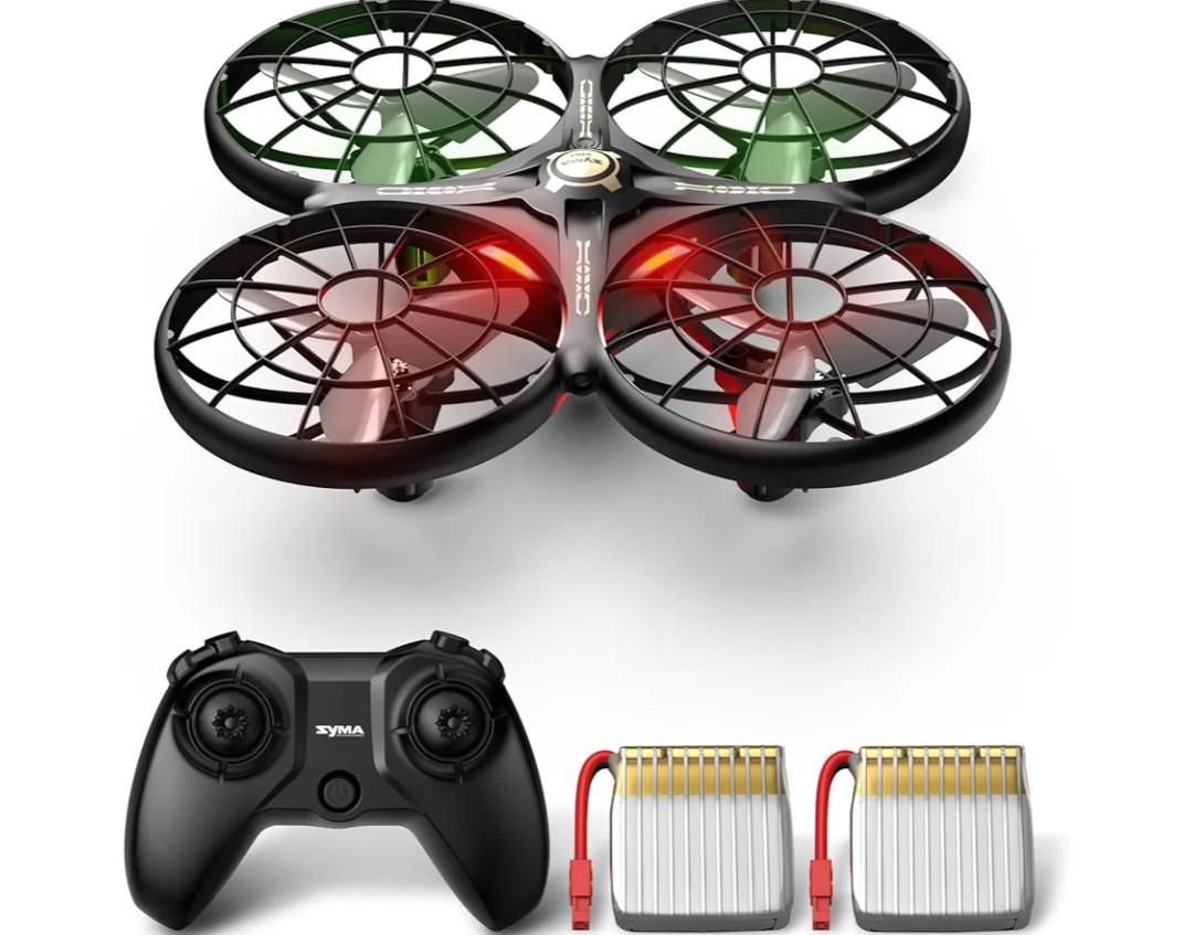 SYMA Drone for Kids 8-12 with Automatic Obstacle Avoidance, 20 Mins Flight Time(2 Batteries), One-Key 360°Flips and Altitude Hold, Safe Indoor Flying Toys for Boys and Girls