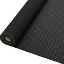 Garage Floor Mat,  Thickened Diamond Plate PVC Garage Flooring Roll for Under Car Golf Cart Parking Mat Heavy Duty Garage Floor Protector for Garage, RV Trailer, Basement, Size 61x39