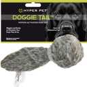 Hyper Pet Doggie Tail Interactive Plush Dog Toys (Wiggles, Vibrates, and Barks, Stimulating Play) (Full Unit, Classic Doggie Tail)