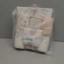 Jessica Simpson 6 Piece Printed Hooded Bath Towel and Washcloth Set for Infant, Newborns and Toddlers 3  24 Months for Bath Time, Showers, Lounge, Beach and Pool (6 Piece Zoo Animals Print)