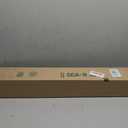 PVC Slide-On Door Bottom | Adjustable Plastic Weatherstrip Door Bottom with Drip Cap | 3 Feet (36-Inch) | for 1 3/4 Doors | White | Fits Gaps 3/8 to 7/8 | Made in The USA