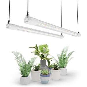 MARS HYDRO VG40, 2ft Grow Lights for Indoor Plants, 5000K Full Spectrum, 2x2 Coverage, IP65 Waterproof Linkable Under Canopy LED Plant Light Strip for Seedling Veg Flower, Plug and Play, 2-Pack 40W