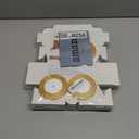 Zonon 30 Kraft Paper Boxes with Window 4.13 x 4.13 x 1.18 Inch Candy Packaging, Small Gift Boxes, Soap holder, Mini Treat Packaging for Bakery Chocolate Jewelry Display Black 