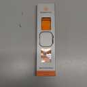 Bandletic Watchband Compatible with Apple Watch Ultra Band/Apple Watch Ultra 2 Band - Durable Silicone Magnetic Bands for iWatch Series 11 10 46mm, 9/8/7 45mm, SE3/6/5/4 44mm, 3/2/1 42mm, Black/Orange