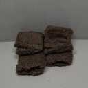 MIULEE Pack of 2 Faux Fur Chocolate Throw Pillow Covers 18x18 Inch Boucle Decorative Sherpa Pillow Covers Fuzzy Accent Soft Sheepskin Fleece for Boho Home Decor Sofa Living Room Couch Bed