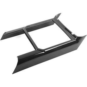 JeCar Center Console Gear Shift Panel Cover Trim Compatible with Ford F150 F250 F350 F450 Interior Accessories 2015-2020, Carbon Fiber (fit for Column Shifter Models)