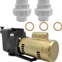 W3SP2615X20 Super Pool Pump 2 HP 115/230V 2'' Single Speed Replacement for Hayward, SP2615X20 for Inground Swimming Pools and Spas