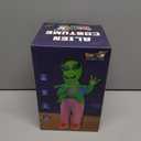 COMIN Inflatable Alien Costume for Adults with Alien Baby Blow Up Costume Inflatable Costume Full Body for Halloween Party (63")