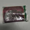 Womens Credit Card Holder Wallet RFID Leather Small ID Card Case (20 Card Slots - Wine Red)