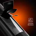 Gaemi 9/16-18 Spline Lug Nuts,24 PCS Black Wheel Lug Nuts with Socket Key,2 inches Length with Cone Seat for Aftermarket Wheels