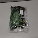 30 Pcs Dark Green Velvet Christmas Ornaments, 5 x 7 Inch Vintage Rustic Christmas Bows for Door Garlands, Gifts, and Xmas Home Outdoor Indoor Decoration