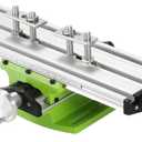 Mini Milling Machine Worktable 12.2 Inch Compound Slide Table Multifunction Drilling Press Working Table for Bench Drill Adjustme X-Y (A)