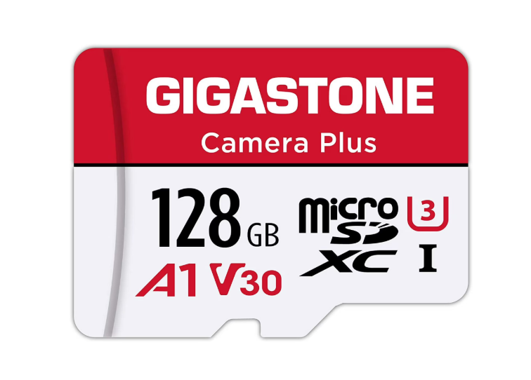 Gigastone Camera Plus A1 V30 128GB Mirco SDXC Flash Memory Card