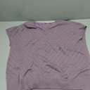 WIHOLL Short Sleeve Sweater for Women V Neck Trendy Summer Tops 2026 Beach Vacation Clothes Travel Business Casual Outfits (Large, Purple)