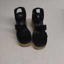SM New York Wedge Heel Sandals Black 10