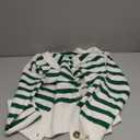 EVALESS Womens Striped Cardigan Sweaters Long Sleeve V Neck Lightweight Open Front Button Down Knit Cardigans (Small)