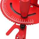 Table Saw Miter Gauge, Works w/Table Saws, Router Table, Band Saw (Red)