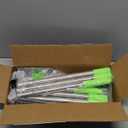 TOOGE Pooper Scooper, Dog Pooper Scooper Long Handle Stainless Metal Tray and Rake for Medium Small Dogs Heavy Duty Pet Supplies to Use for Grass, Dirt or Gravel