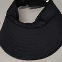 Sun Visor Hats Women Large Brim Summer UV Protection Beach Cap (Black)