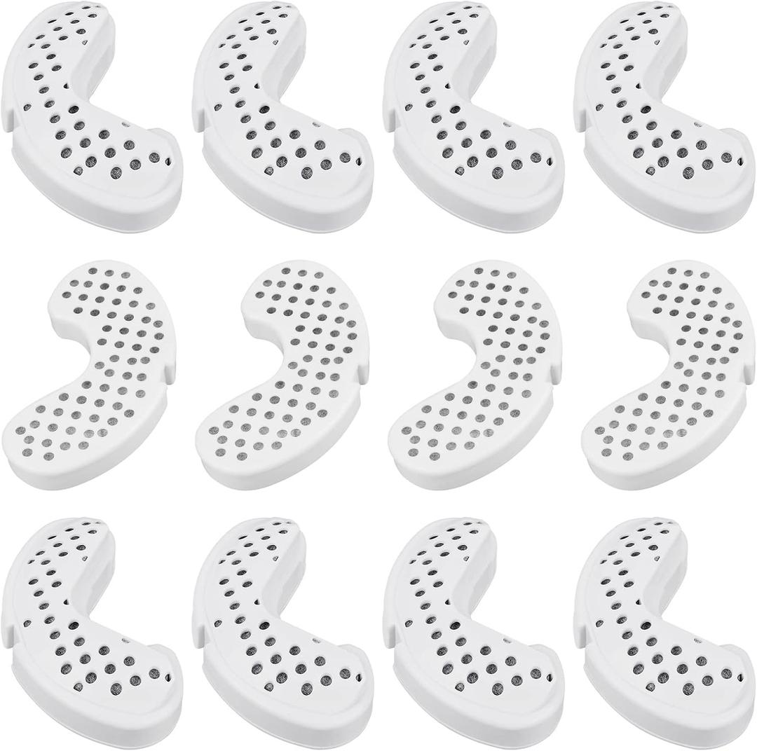 12 Pack Pet Water Filter Replacement Cat Water Fountain Filters Compatible with Pioneer Pet Ceramic & Stainless Steel Raindrop Fountains, Pet Fountain Carbon Filters
