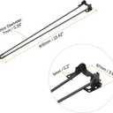 uxcell Foldable Furniture Legs, 4Pcs 24" - Metal Folding Hairpin Table Legs, DIY Home Projects with Mounting Screws for Laptop Desk Chairs Coffee Table Bench