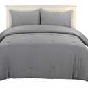 Modavari Home Fashions King Comforter Grey