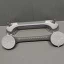 TAILI Grab Bars for Bathtubs and Showers 2 Pack Suction Grab Bar, Heavy Duty Shower Handle Removable Bath Handrails for Seniors and Elderly, Bathroom Safety Grip No Drilling Waterproof,Grey (16.8", Gray)