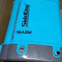 SideKing Battery Powered Backpack Sprayer 4 Gallon, 0-100 PSI Adjustable Pressure Sprayer Compatible with Makita 18V Battery, Electric Sprayer with Wand, 5 Nozzles, 2.6Ah Battery&Charger Included