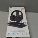 iLIVE 5-in-1 Headphone Stand and Wireless Charger Black