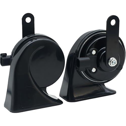 NEOGET Car Horn Kit for Ford Chevrolet Tesla Jeep Ram GMC,12V Loud Waterproof Auto Horn, High Low Dual Tone 126Decibel, Replacement for Ford (1 Connector)