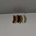 Banana Hair Clips, 4.75" Large Banana Clip for Women Girls, Cute Hair Clips for Thin to Thick Hair, Big Claw Clips for Hair, 6 Pack (Coral, Translucent Brown, Tortoise, Beige, Brown, Black)