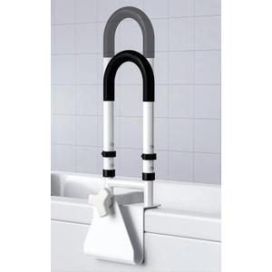 Adjustable Bathtub Safety Rail: Shower Grab Bar Handle for Seniors, Elderly, Disabled, Fits 3.1 to 6.7 Inch Tub Walls, Bathroom Safety Bars with Non-Slip Grip, Supports 300 lbs