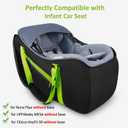 YOREPEK Car Seat Travel Bag Backpack Compatible with UPPAbaby MESA, Infant Car Seat Bags for Air Travel with Adjustable Straps, Carseat Travel Cover, Gate Check Bag for Car Seats