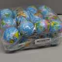 24 PCS Globe Squeeze Balls,2.5 Inch Globe Bouncy Ball Earth Squishy Ball,Mini Foam Globe Squeeze Stress Balls
