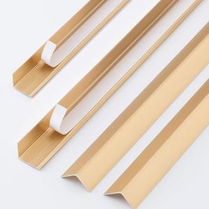 Zonon 10 Pcs Aluminum Wall Corner Protector Peel and Stick L Molding Corner Trim Guards with 90 Angle for Wall Door Frame Cabinet Baseboard Protection and Decoration, 35.4 x 0.8 Inch