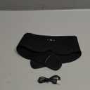 Bluetooth Sleep Mask HF016 Sleep Headphones with Detachable & Washable 3D Contoured Eye Mask, Integrated Adjustable Hook-and-Loop Eye Masks for Sleep, Perfect for Men/Women/Teens Sleep Gifts (Black)