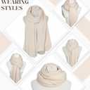Womens Winter Scarf Long Soft Chunky Scarves Warm Blanket Oversized Shawl Wraps
