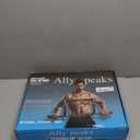 Ally Peaks Pull Up Bar for Doorway | Thickened Steel Max Limit 440 lbs Upper Body Fitness Workout Bar| Multi-Grip Strength for Doorway | Indoor Chin-Up Bar Fitness Trainer for Home Gym Portable (silver2)