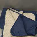 Ameritex Waterproof Dog Bed Cover Pet Blanket with Anti-Slip Back for Furniture Bed Couch Sofa (40x50 Inch (Pack of 1), Navyblue)