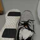 OrthoComfoot Men's Orthopedic Slip-On Loafers Walking Shoes: Casual Canvas Plantar Fasciitis Loafers with Arch Support, Comfortable Orthotic Shoes for Foot and Heel Pain Relief (12, W3-light Grey)