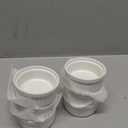 LE TAUCI Sauce Cups 2 OZ, Small Dipping Bowls, Mini Ceramic Ramekins Souffle Dishes, Sauce Dip Bowls for Charcuterie Boards, Microwave & Oven Safe, Set of 6, White