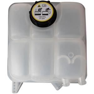TRQ Front Radiator Coolant Reservoir Expansion Tank Overflow Bottle Compatible with 2013-2018 Ford C-Max 2013-2016 Escape 2012-2018 Focus 2014-2016 Transit Connect
